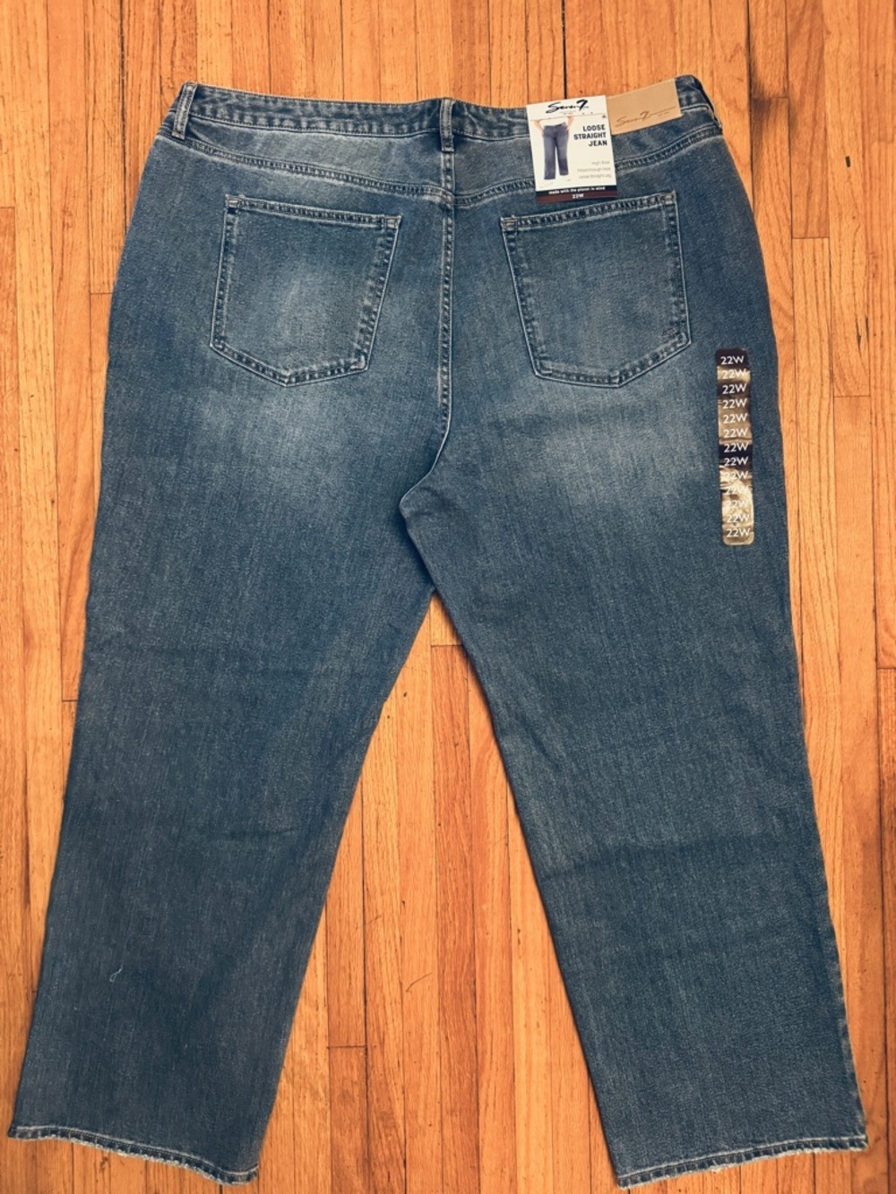 Seven7 Plus Size Straight Leg Jean - Picture 4 of 14
